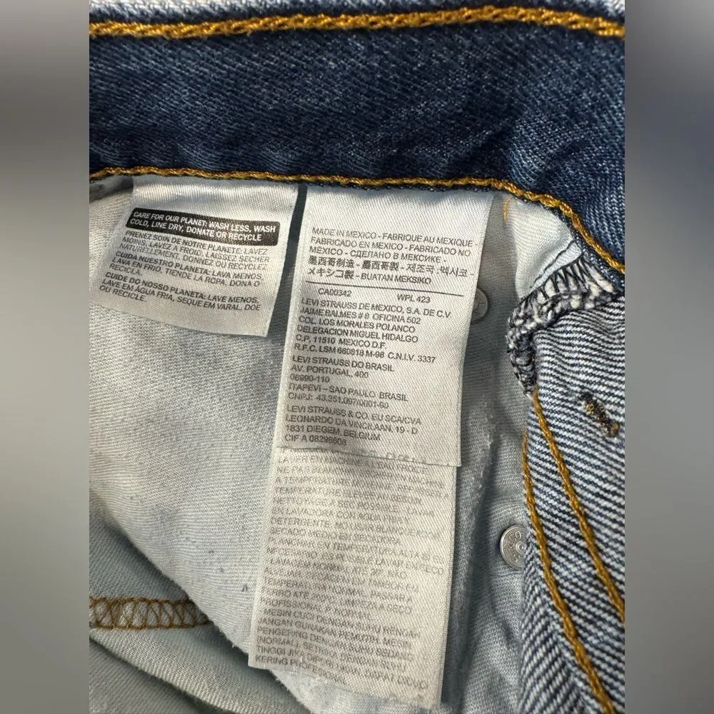 Mens Levi’s 550 Relaxed Fit Jeans 34x30
